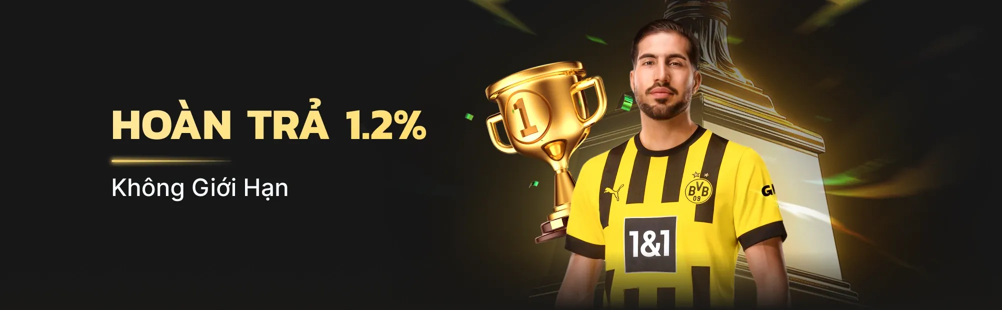 Thưởng giới thiệu bạn bè 1xBet Market